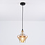 1-lichts hanglamp Trinidad met amber glas - variant 3