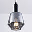 Hanglamp Mala - smoke glas diamantvorm