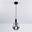 Hanglamp Mala - smoke glas diamantvorm