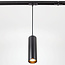 1-fase rail tube hanglamp Simon - zwart