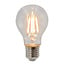 4,5W & 7W  filament lamp, 2700K, helder glas Ø60, 3-staps dimbaar