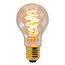 4W croissant spiraal lamp, 1800K, amber glas Ø60 mm, dimbaar