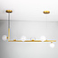Design hanglamp Marcus met melkwit glas, 6-lichts