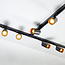 Modern 1-fase railsysteem van 1,5 meter met Jade spots - plafond rail