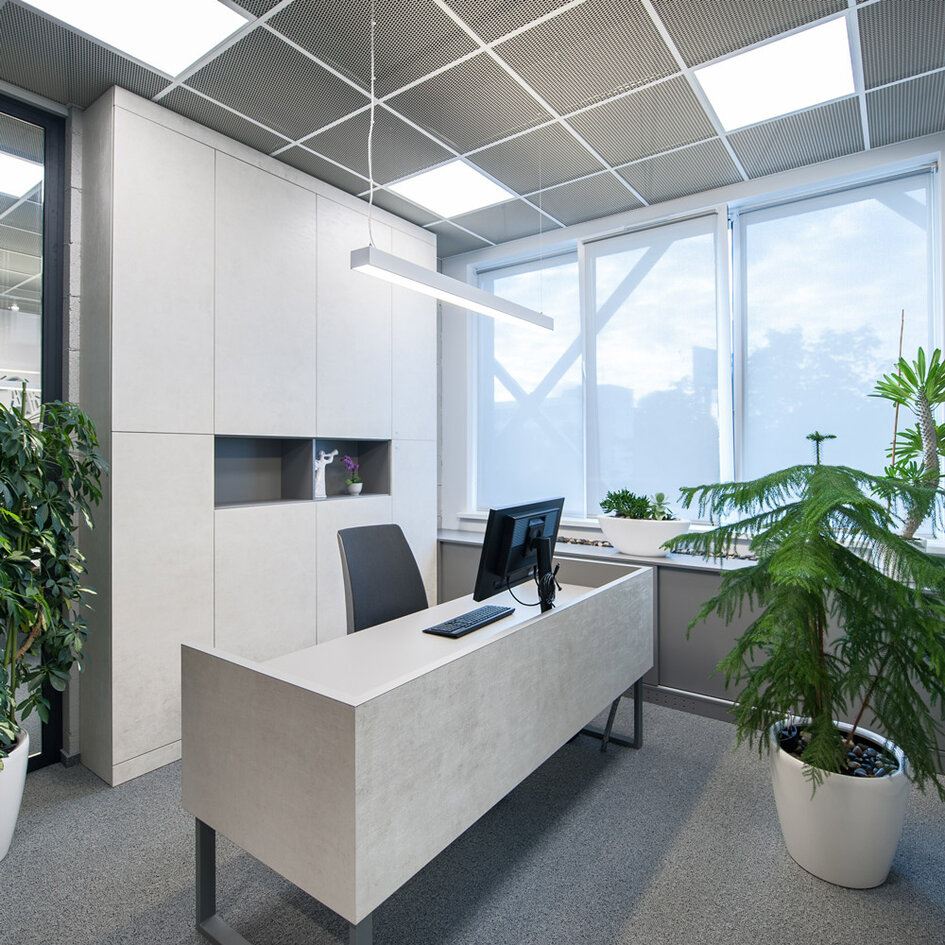 Set van 4 LED panelen, 60x60cm, 24W, 6500K - 125lm/W