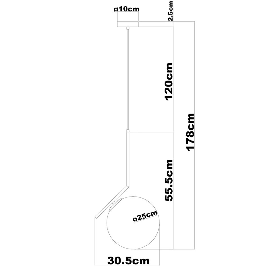 Design hanglamp Roy - smoke glas met spiegeleffect