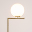 Design staande lamp Connor - melkwit glas