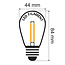 Prikkabel set met 0,6 watt U-vorm LED filament lampen