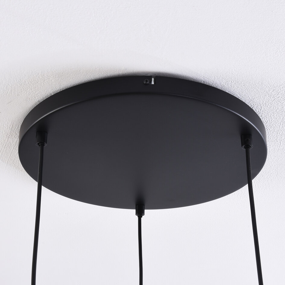 Bamboe hanglamp, 3-lichts - Michi