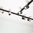 1-fase railsysteem set van 3 meter met Jill spots, zwart