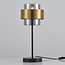Tafellamp Lor met smoke glas - brons