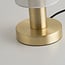Design tafellamp Mreza in goud met perforaties