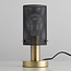 Design tafellamp Mreza met zwarte kap