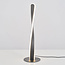 Gedraaide design tafellamp Rizar met geïntegreerde LEDs