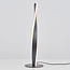 Gedraaide design tafellamp Rizar met geïntegreerde LEDs