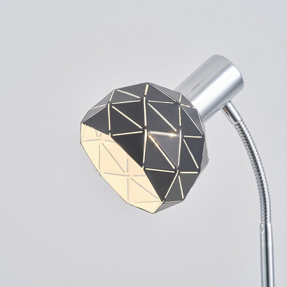 Moderne tafellamp Aimee in zwart