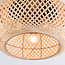 Bamboe plafondlamp, 3 lichts - Caia