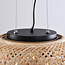 Bamboe hanglamp, 3-lichts - Cerise