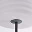 Staande buitenlamp Sym met witte kap
