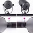 1-fase railsysteem set van 1,5 meter met Julien spots, zwart