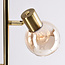 3-lichts vloerlamp van amber glas - Pieta