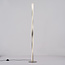 Vloerlamp Locke met gedraaid frame en geïntegreerde LED