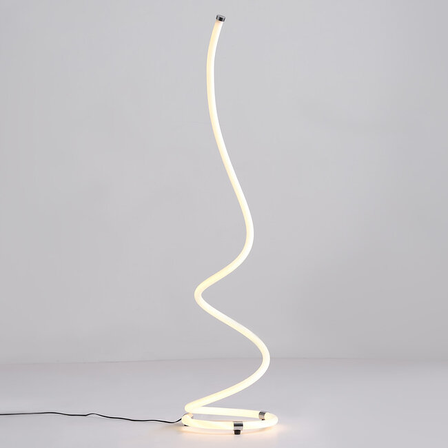 Minimalistische vloerlamp met spiraalvorm - Viver
