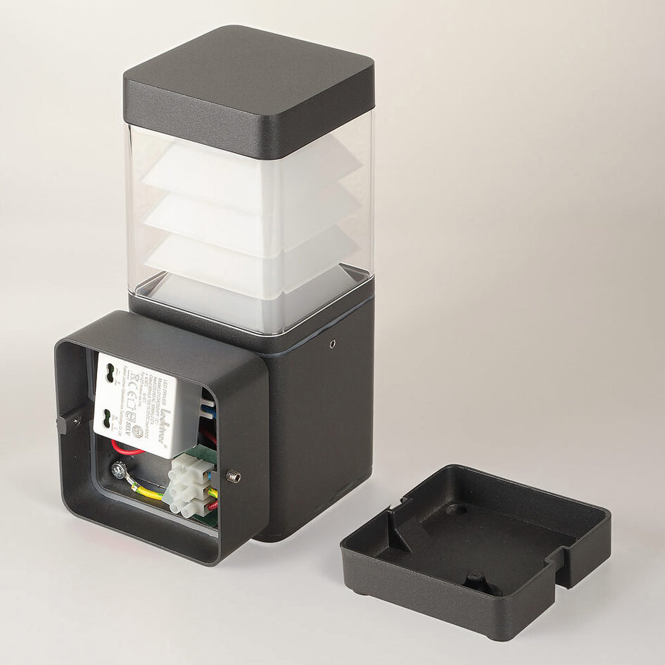 Buiten wandlamp, antraciet - Caio