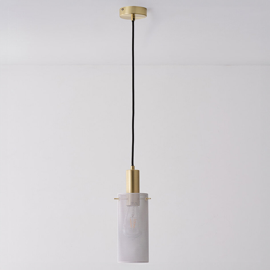 Hanglamp met gouden details - Valce