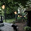 Prikkabel set met 2 watt dimbare LED lampen met grote kap en lens