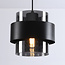 Design hanglamp Filia - smoke glas en zwart