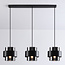 Moderne hanglamp met smoke glas - Faey