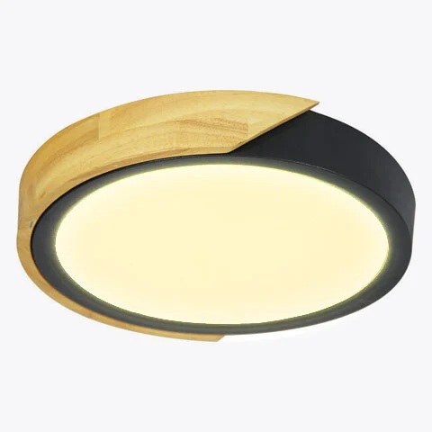 Plafondlamp hout of houtlook