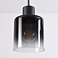 Hanglamp Lyra van smoke glas met verloop, 3-lichts