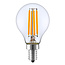 E14 dimbare LED filament lamp met helder glas | 5.5W 2700K