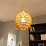 Houten hanglamp Trae - bolvormig open frame