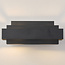 Moderne wandlamp Kayu, mat zwart