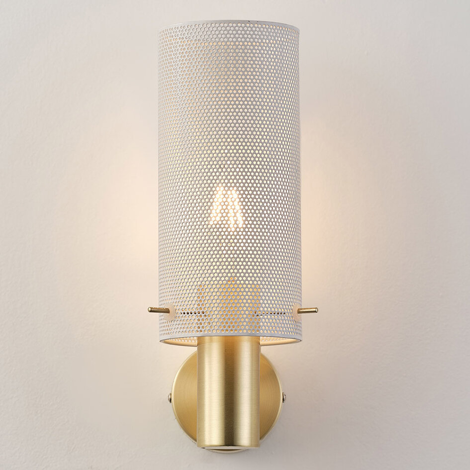 Design wandlamp met gouden details - Malha