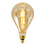 Filamentlamp LED dimbaar 10 watt amber dubbeldekker 160 mm