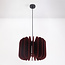 Hanglamp Benthe van PET-vilt in donkerrood