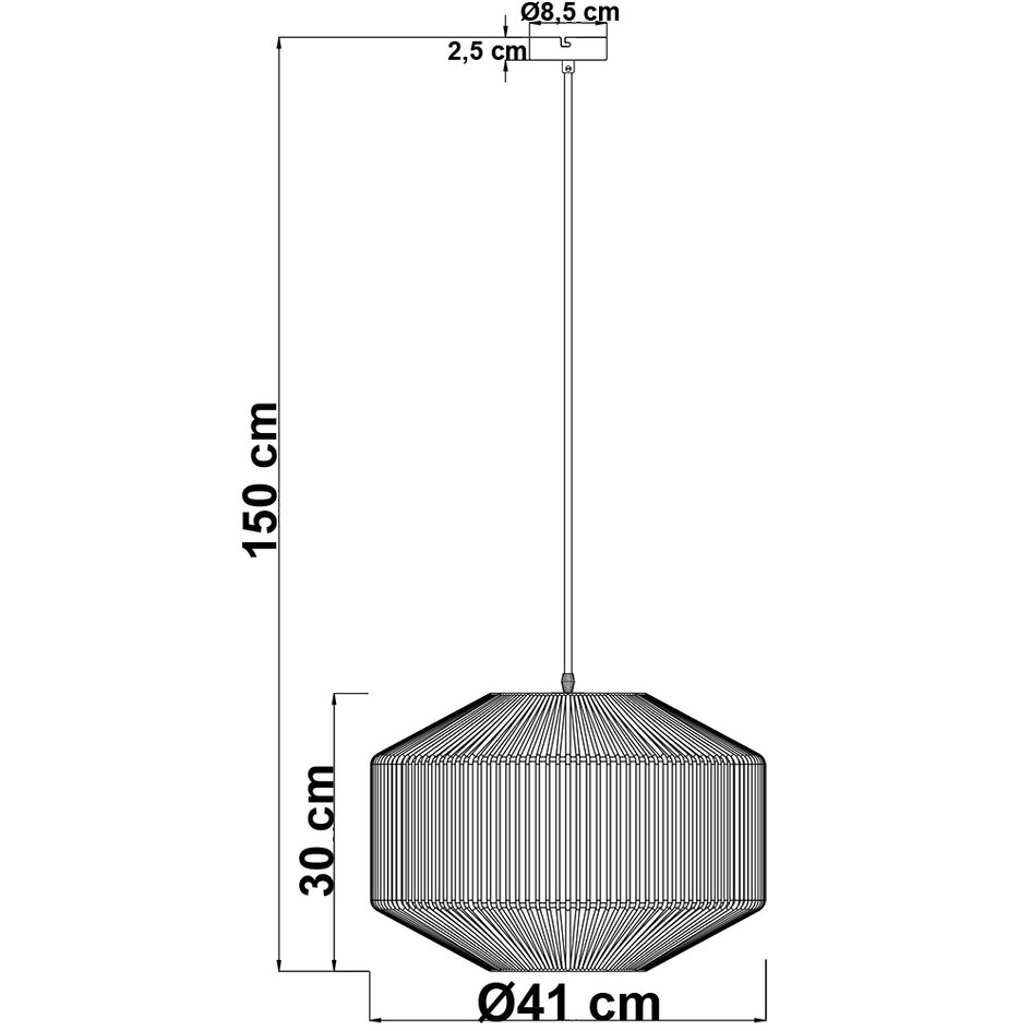 Bohemian design hanglamp - Papel