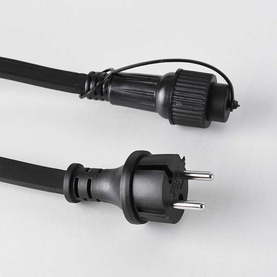 1W lichtsnoer voor buiten met U-vorm LED lampen - Optie dimbaar