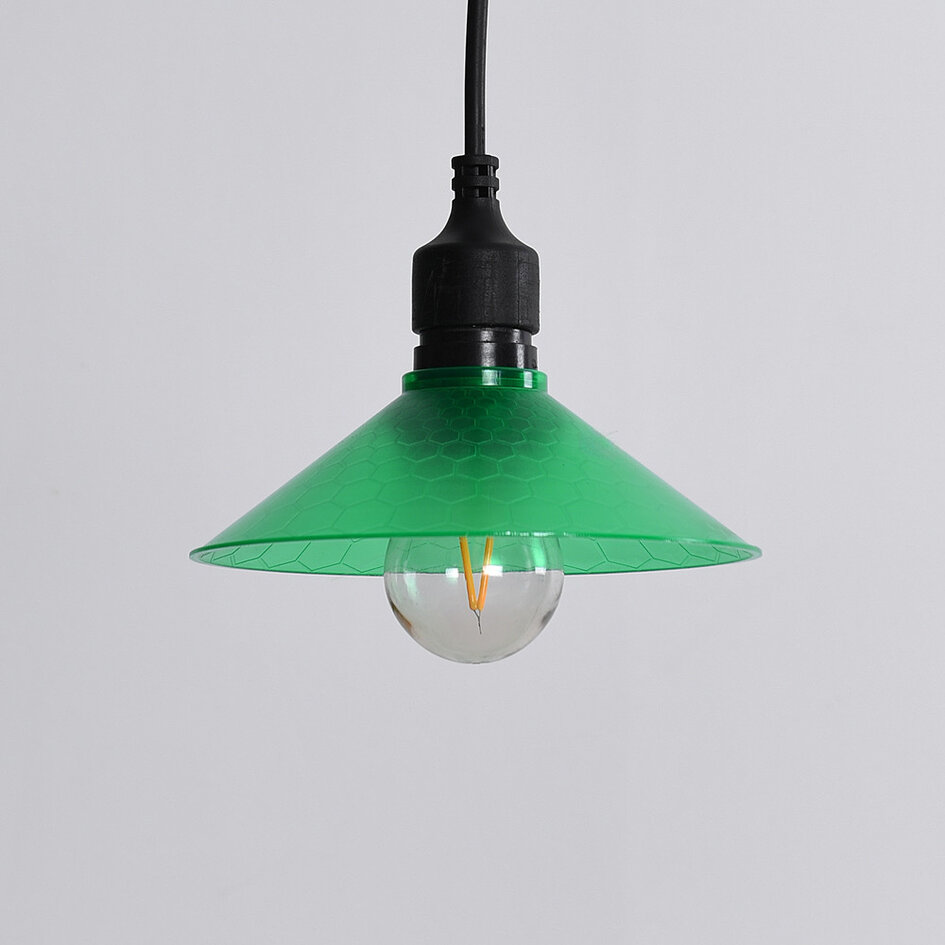 Kap voor prikkabel lampen - groen