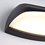 Industriële buitenwandlamp Jessy - zwart met geïntegreerde LED