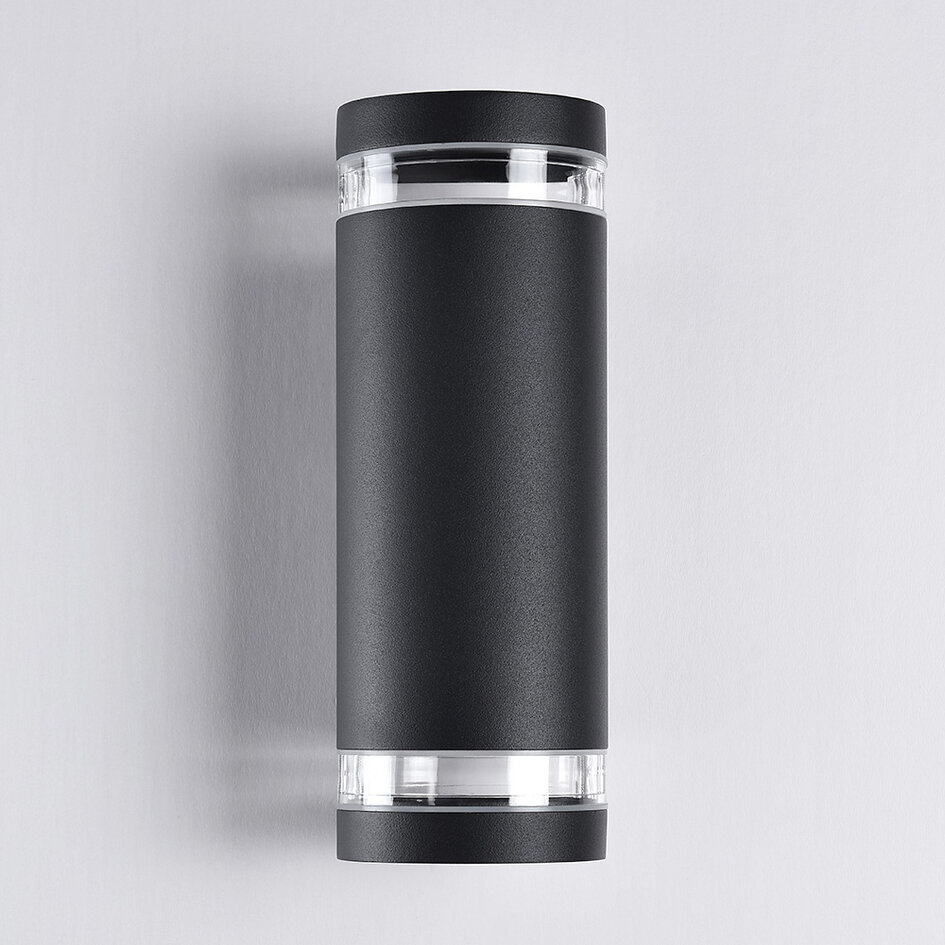 Buitenwandlamp Showman 2-lichts - zwart