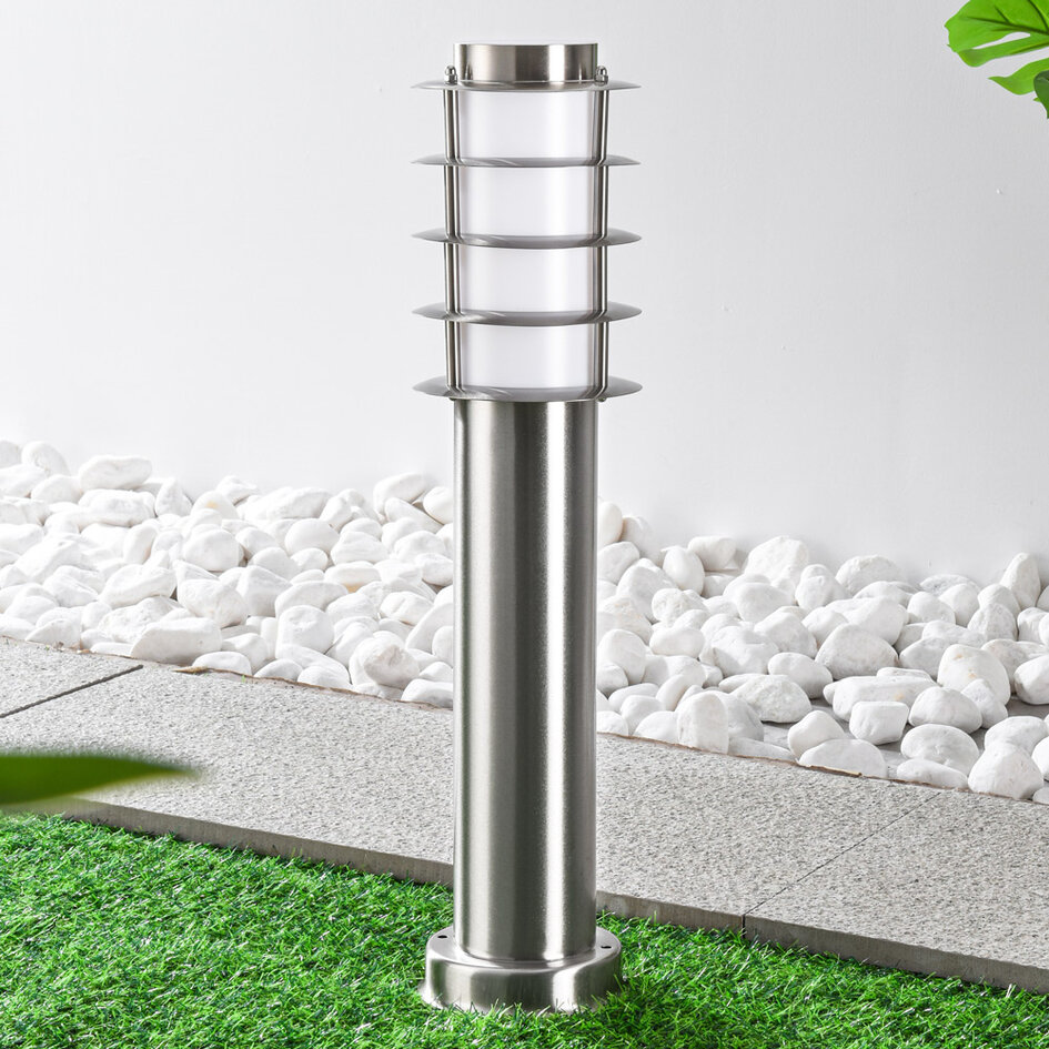 Staande RVS buitenlamp  Silvio, 50 cm