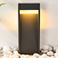 Staande buitenlamp Andrew met geribbeld design 40 cm
