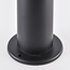 Landelijke RVS buitenlamp Lucia - 40 cm zwart