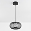 Zwarte hanglamp Kato met 3-staps dim