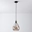 Hanglamp Verona - cognac glas druppelvormige bol